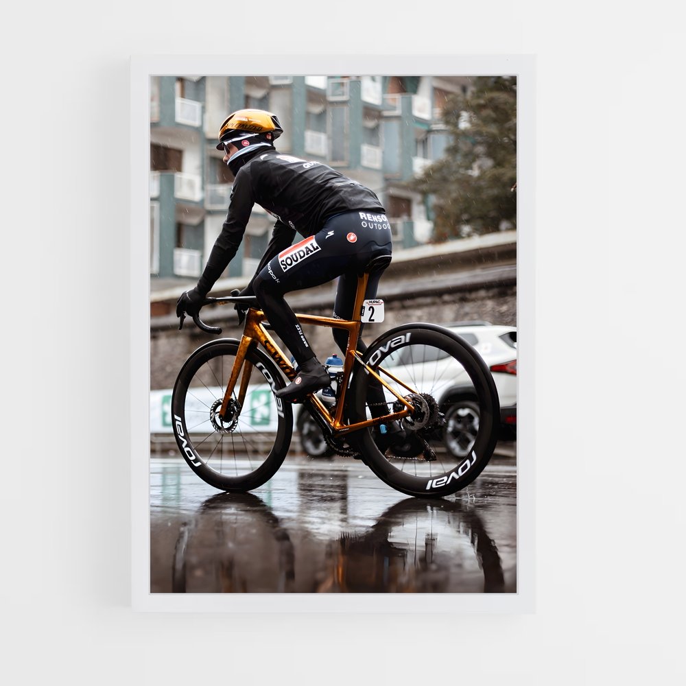 Poster Plein Gaz – affiche Cyclisme (vue 3)